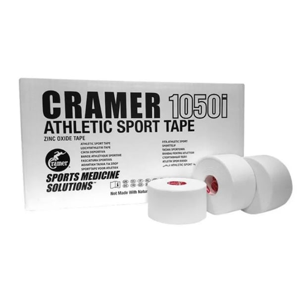 Cramer Tape 1050i 3,8 cm x 13,7 m: cerotto adesivo non elastico progettato per gli atleti (scatola da 32 unità)